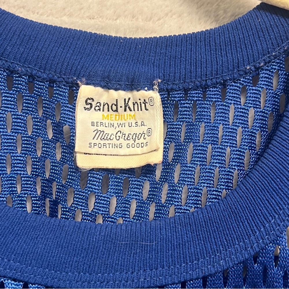 Sand-Knit MacGregor - Blue - New York Giants #11 Mesh Jersey - M - Picture 3 of 6